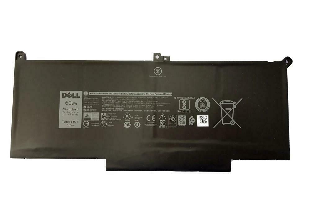 PIN ZIN LAPTOP DELL LATITUDE E7280 E7480 F3YGT DM3WC 2X360WH 7.6V 9G MYJ96
