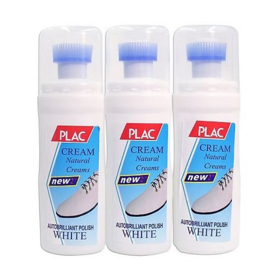 Chai nước tẩy trắng vết ố giày, dép, túi xách Plac dạng cọ 100ml
