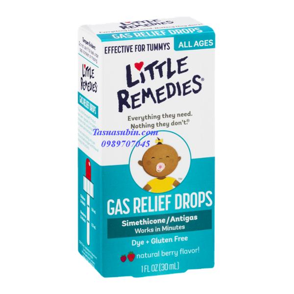 Siro Little Remedies Gas Relief Drops 30ml ngăn đầy hơi, nôn trớ dành trẻ sơ sinh