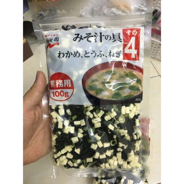 Nguyên liệu nấu súp miso 100gr