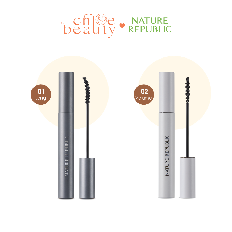 Chuốt mi chống lem chống trôi nature republic botanical super proof mascara 7.5g