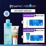 Bộ đôi làm sạch, chống nắng bảo vệ da khỏi tia UVB - UVA dài và kiểm soát bóng nhờn La Roche-Posay