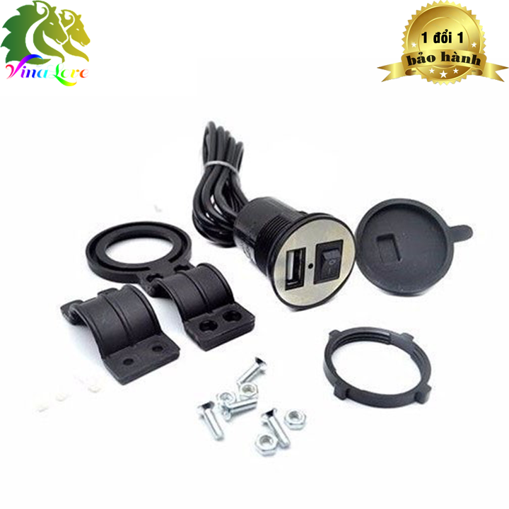 Sạc điện thoại trên xe máy-sạc dự phòng-cục sạc 5*