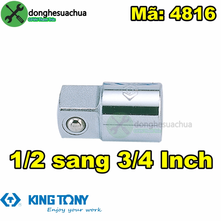 Đầu chuyển 1/2 sang 3/4 kingtony 4816 màu trắng