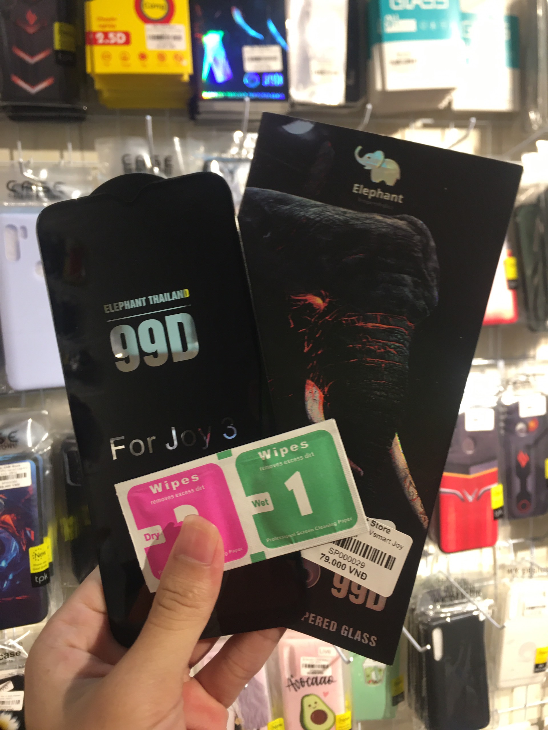 Kính Cường Lực Vsmart Joy 3, Active 3, Bee 3, Star 4 Con Voi 99D Full Màn