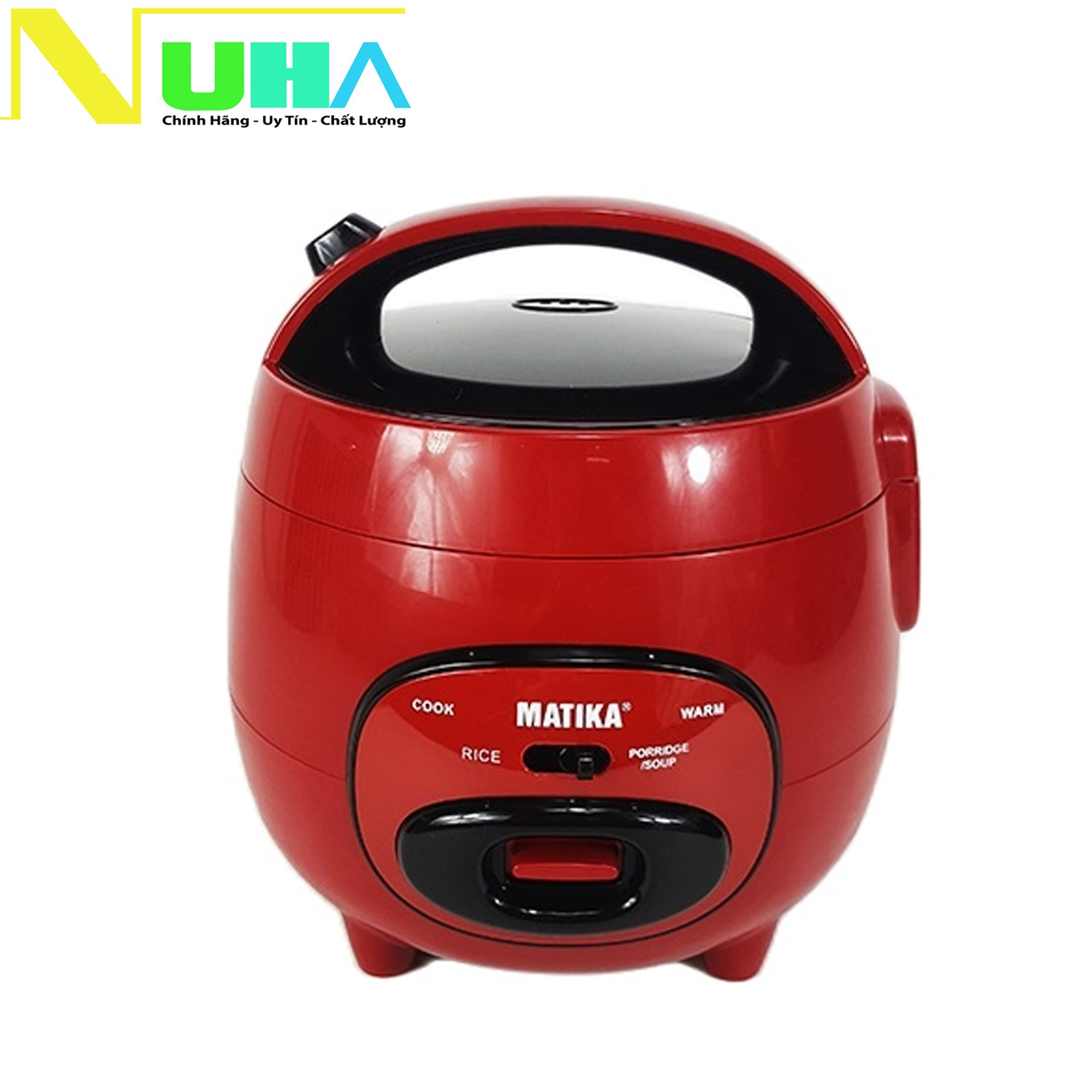 [Hàng chính hãng]Nồi cơm điện nắp gài Matika MTK-RC0812 (0.8L) thiết kế nhỏ gọn phù hợp 1-2 người ăn có chức năng nấu cháo màu ngẫu nhiên - Dự kiến giao 24/6