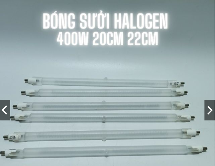 01 bóng đèn sưởi, quạt sưởi halogen không dây 300 -400w- AC220V