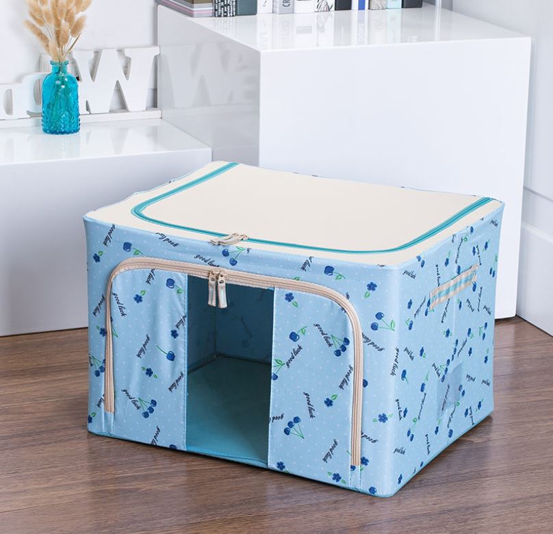 [HÀNG CAO CẤP - MÀU XỊN] Túi Đựng Chăn Màn Khung Sắt Cao Cấp Chính Hãng Amalife - Túi Đựng Chăn Màn Khung Thép, Quần Áo Gấp Gọn – Tủ Vải Khung Thép Tiện Lợi