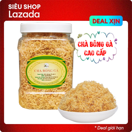 CHÀ BÔNG GÀ LOẠI ĐẶC BIỆT SKFOOD HŨ 500G