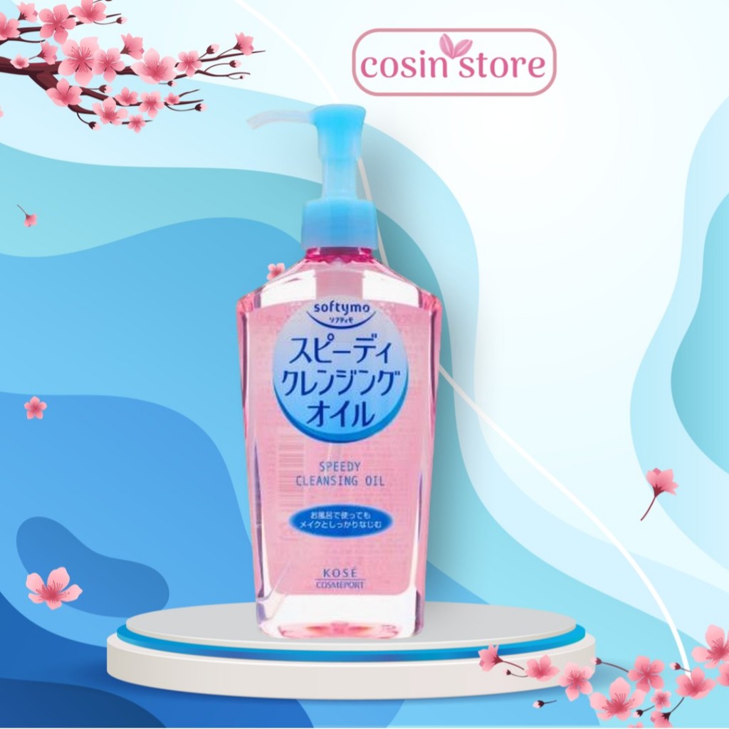 Dầu Tẩy Trang Kosé Softymo Speedy Cleansing Oil Làm Sạch Nhanh 230ml 200ml Japan shop Cosin Store