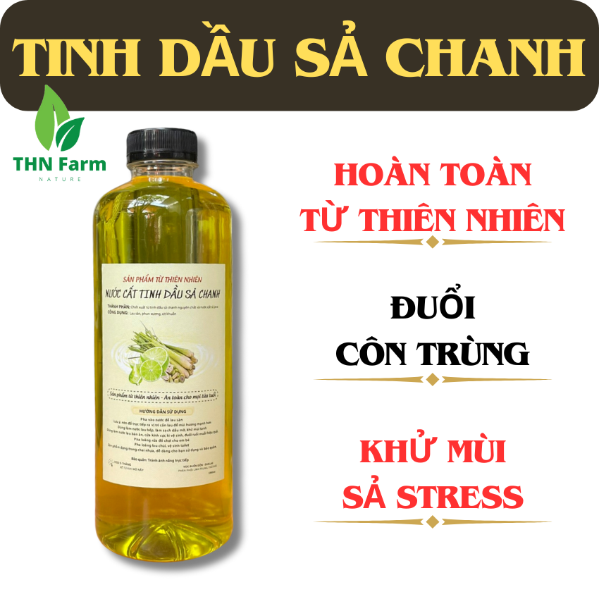 [FreeShip + Quà] Nước Lau Sàn Tinh Dầu Sả - Diệt Côn Trùng Hiệu Quả, Khử Mùi, An Toàn Cho Trẻ Em, Dùng Phun Sương