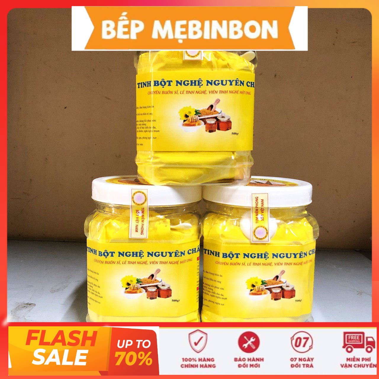 1.5kg tinh bột nghệ vàng nguyên chất