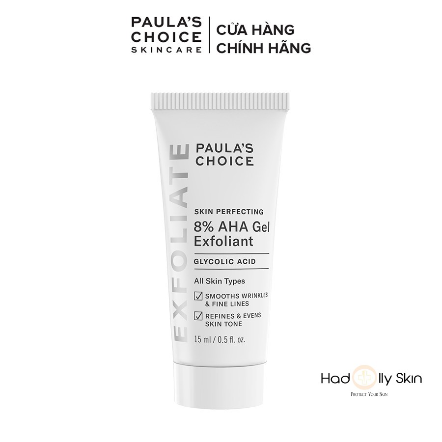 [Chính Hãng] Gel Paula's Choice SKIN PERFECTING 8% AHA GEL EXFOLIANT - 15ml - travel sizes