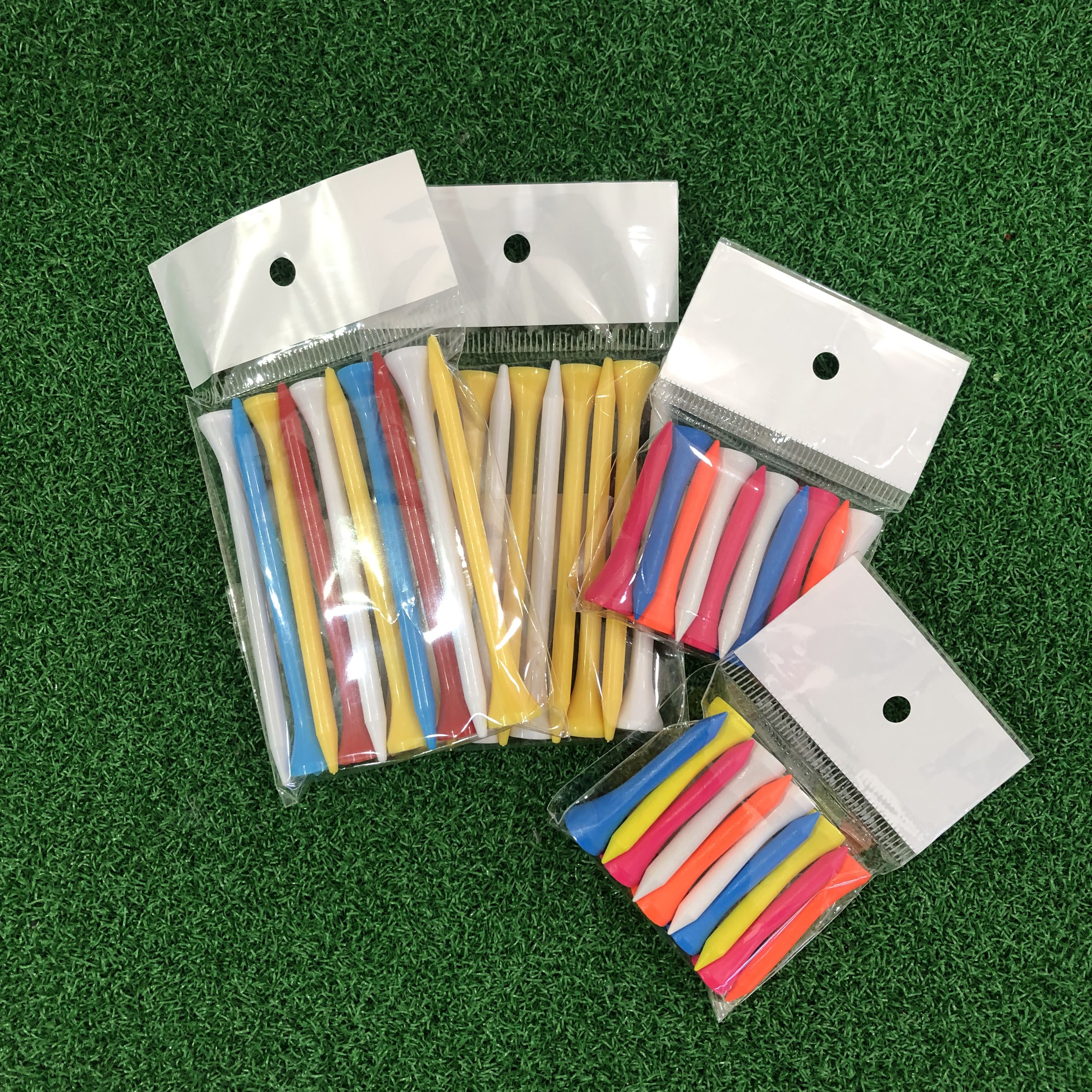 Set Tee cao set tee ngắn que đỡ bóng bằng nhựa que đỡ bóng bằng gỗ set long tee set short tee golf tees