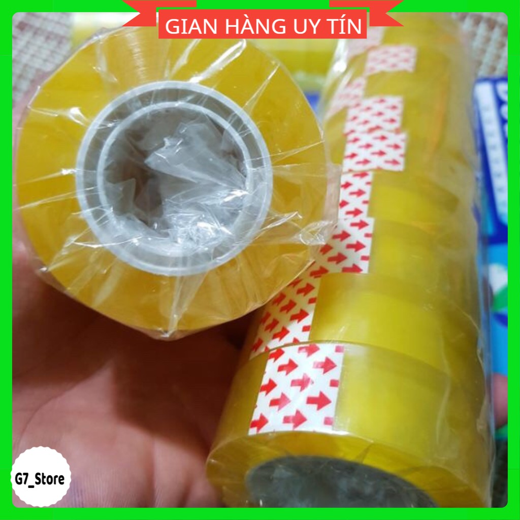 Lốc băng dính văn phòng,băng dính trong 2cm,băng dính trong 1,2cm