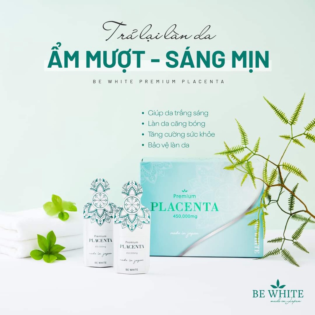 NHAU THAI NGỰA ĐUA BEWHITE PLACENTA 450000MG