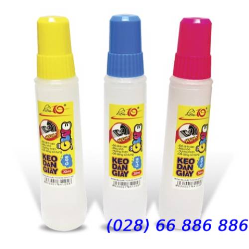 COMBO ( 5 chai ) Keo nước dán giấy Thiên Long