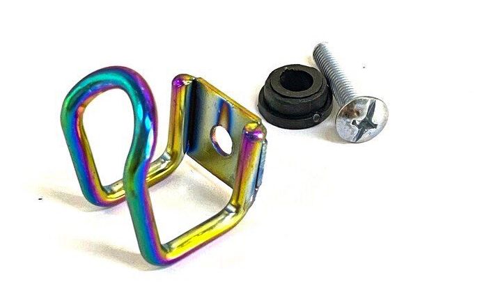 Móc Treo Xe Máy TiTan Chữ U Xi 7 Màu Cho Xe Máy