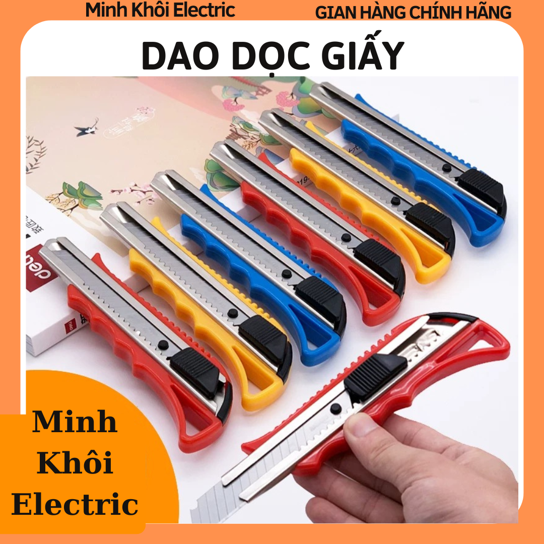 Dao rọc giấy, cắt giấy. dao dọc giấy , rọc bìa, roc dây cáp điện tiện dụng