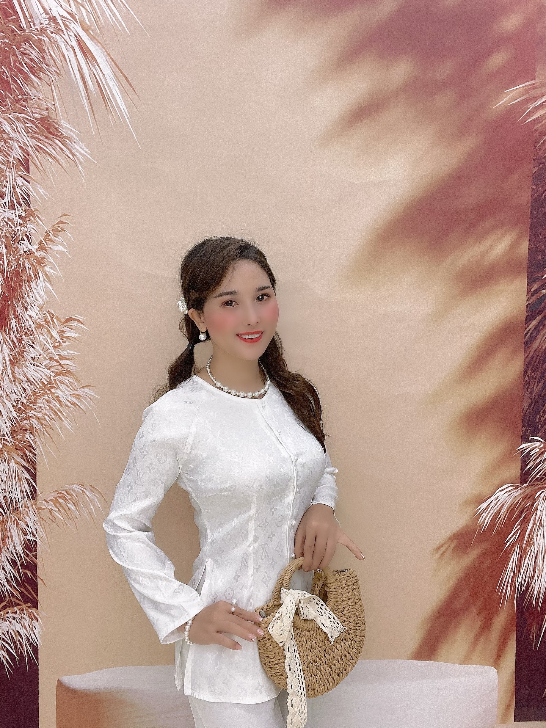 Áo bà ba l**v kèm quần