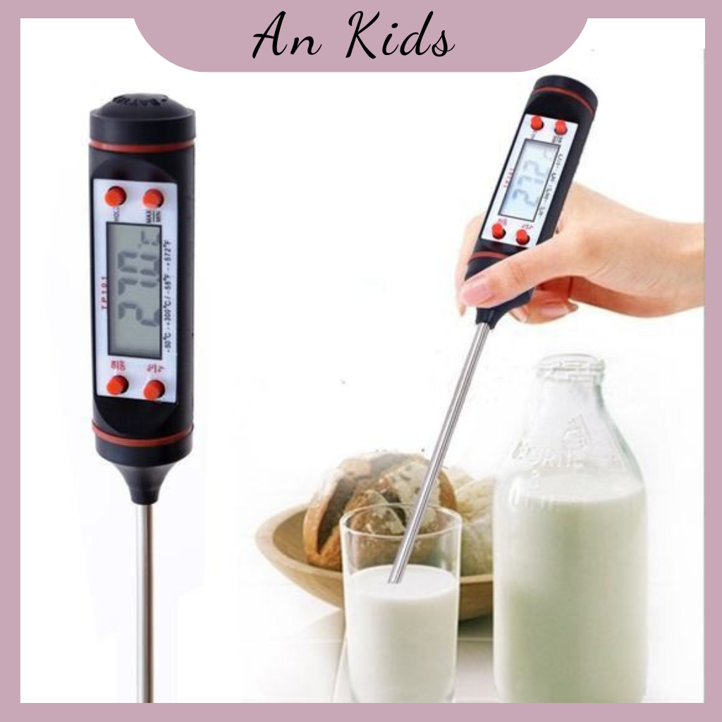 Nhiệt kế đo nước sữa pha sữa, thức ăn an toàn cho bé ankids