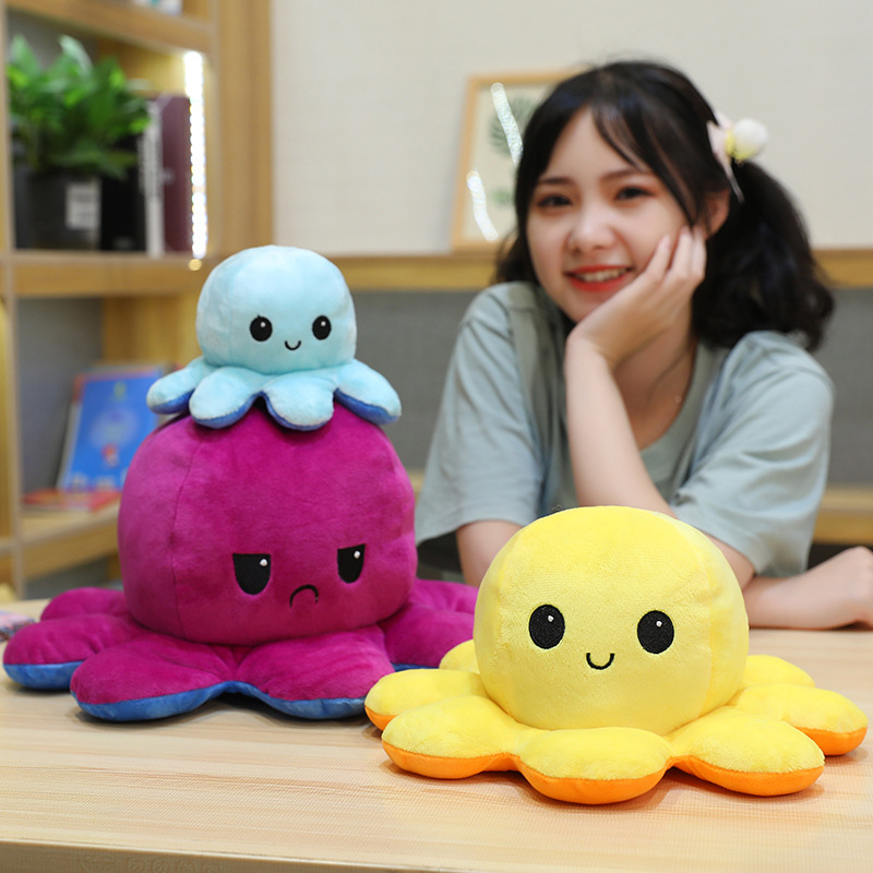 Gấu bông bạch tuộc cảm xúc cute nhiều màu gấu bông miniso cao cấp giá rẻ