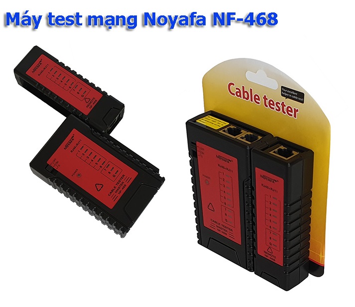 Bộ Test mạng Lan , điện thoại Noyafa NF468 , thiết bị kiểm tra mạng Lan Giá 180,000 Đồng*Miễn phí vận chuyển