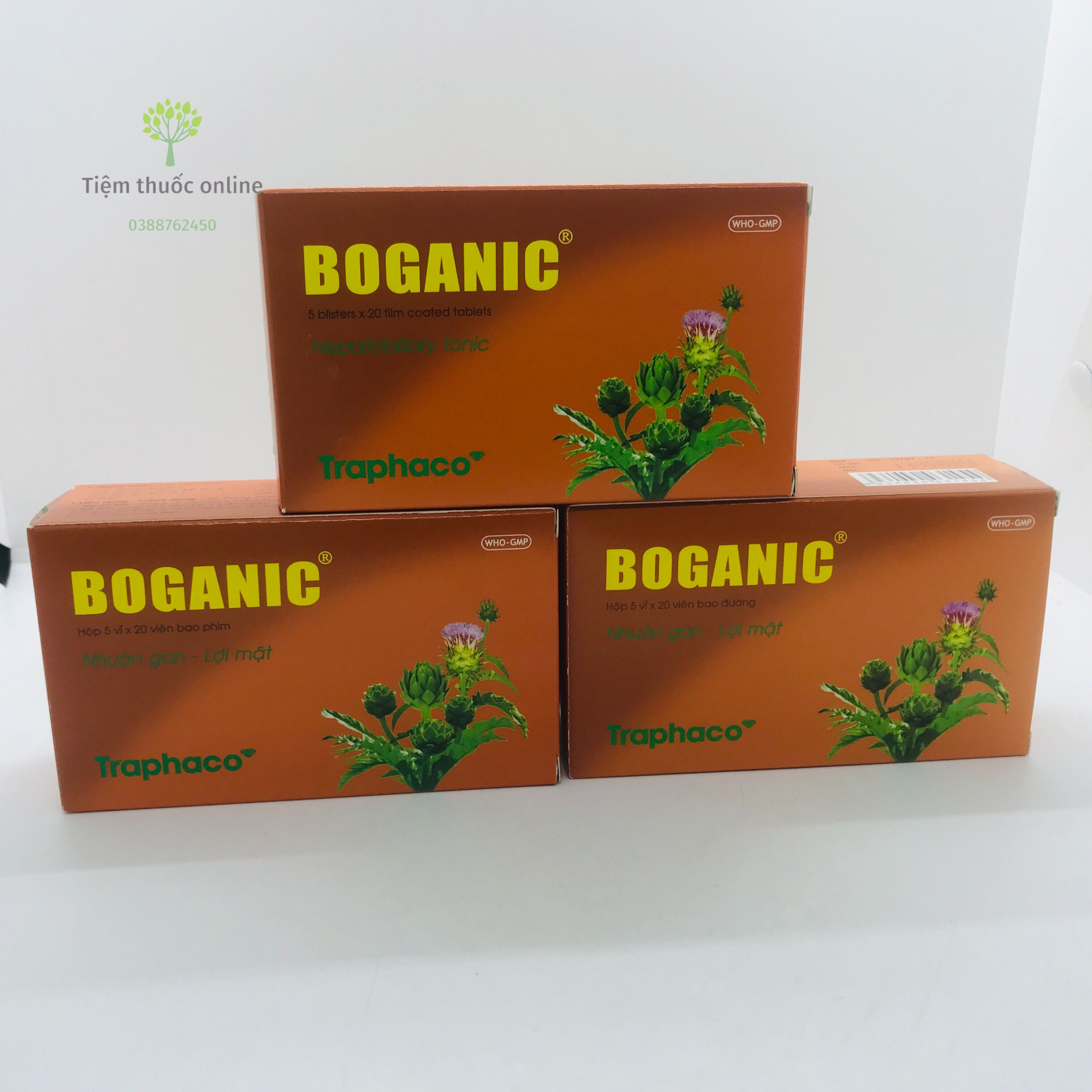 Boganic Traphaco 100 viên - Bao phim/Bao đường