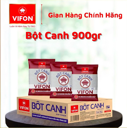 thùng 12 gói Bột Canh VIFON 900g