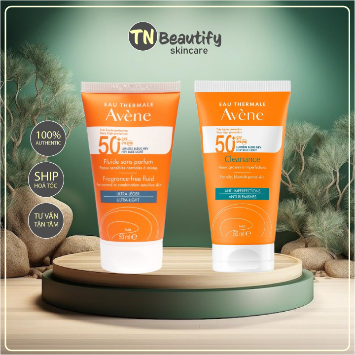 [MẪU MỚI] Kem Chống Nắng Avene Dry Touch Fluide /Avene Mattifying Cleanance SPF50+