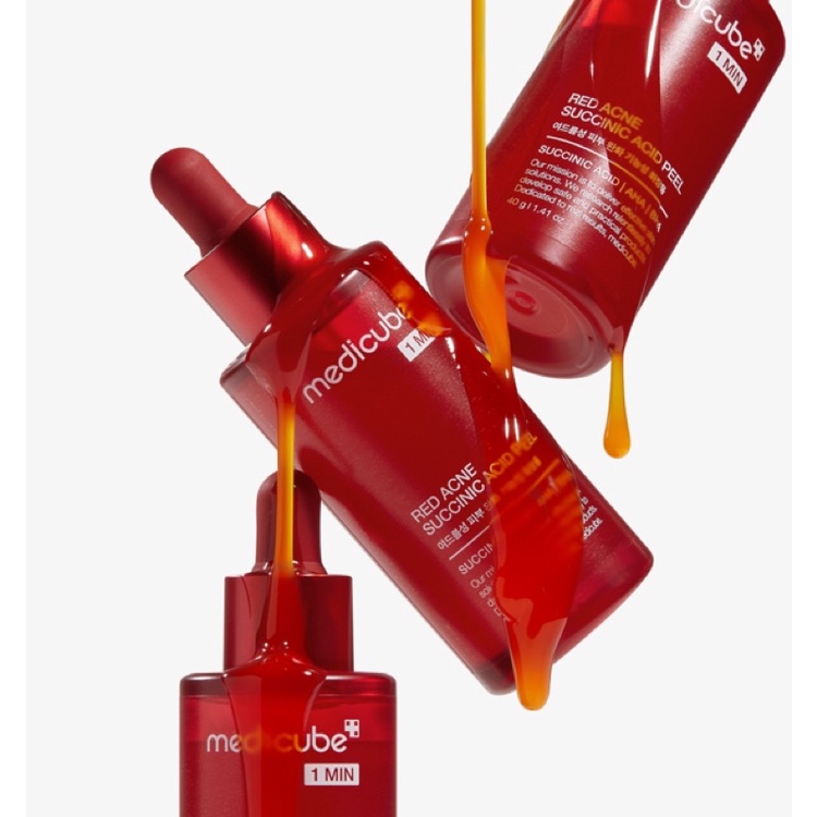 Tinh chất Peeling Red Acne Succinic Acid Peel Medicube 40g