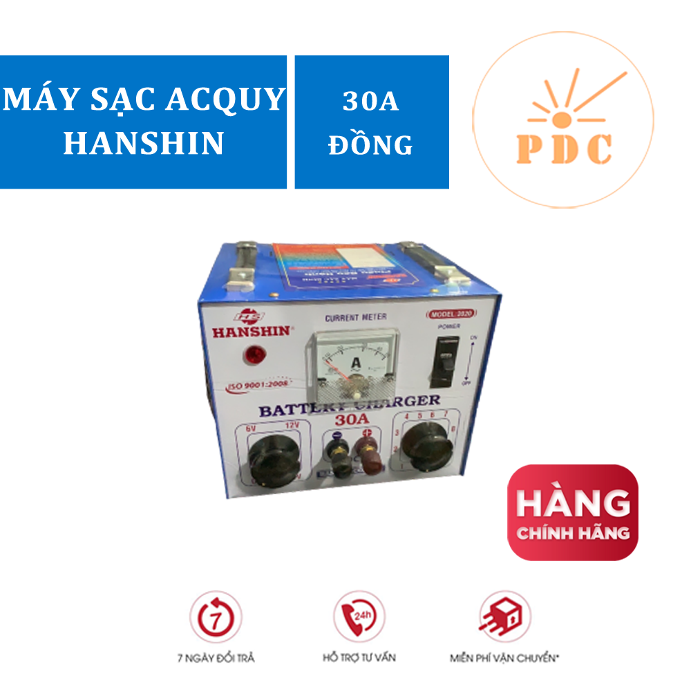 Máy sạc ắc quy hanshin 30a -