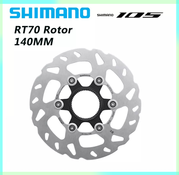 SHIMANO Đĩa Phanh Khóa Trung Tâm SLX RT70 Cánh Quạt Phanh Công Nghệ Băng 160Mm 140Mm Cho 105 R7000 R7020 R8020 R8070 Phụ Kiện Xe Đạp Đường Trường