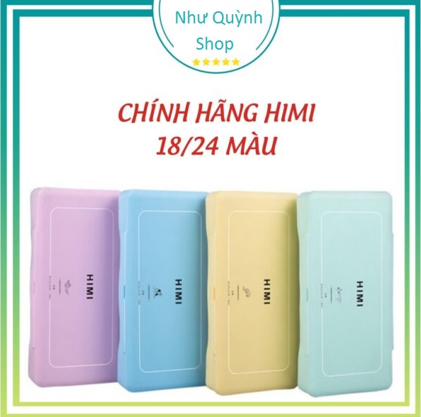 Màu Gouache HiMi dạng thạch bộ 18/24 màu