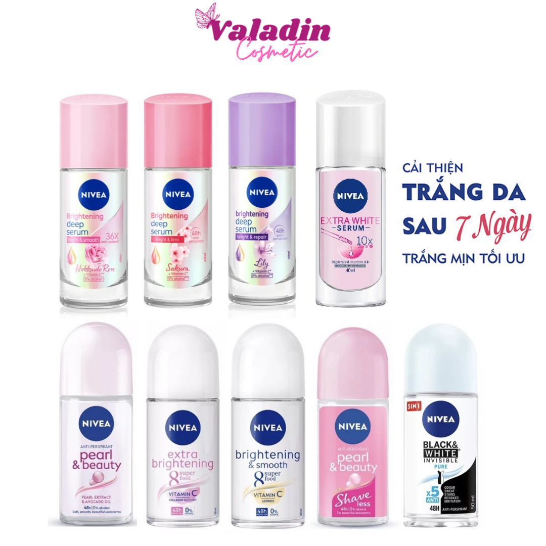 Lăn nách nữ Nivea 48h 50ml Lăn khử mùi nữ lăng khử mùi lăng khử mùi -Valadin