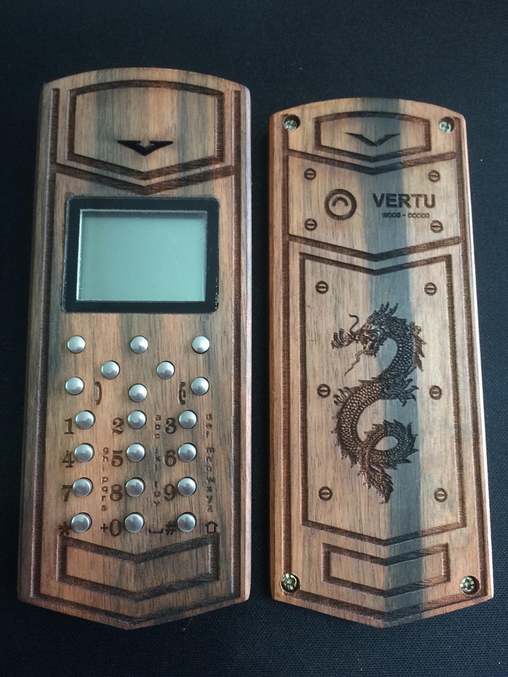 [HCM]Vỏ gỗ cho điện thoại Nokia 1280 mẫu Rồng Vertu gỗ mun