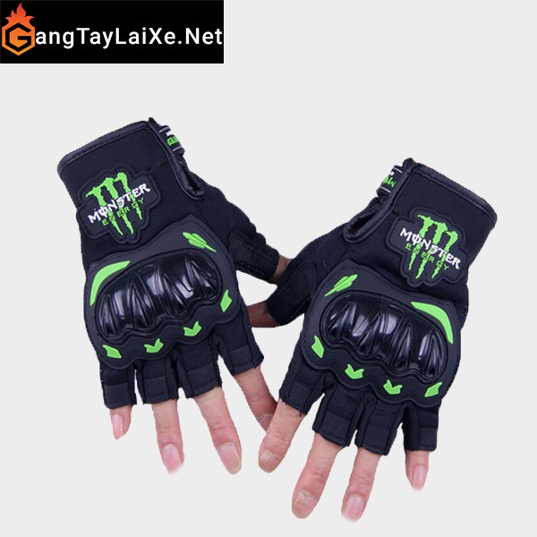 GĂNG TAY MONSTER HỞ NGÓN CÓ GÙ NHỰA - ĐỒ PHƯỢT