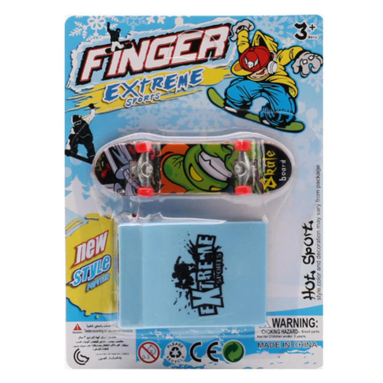 Fingerboard Ramp Set Finger Skatepark Kit Creative Finger Toys Including