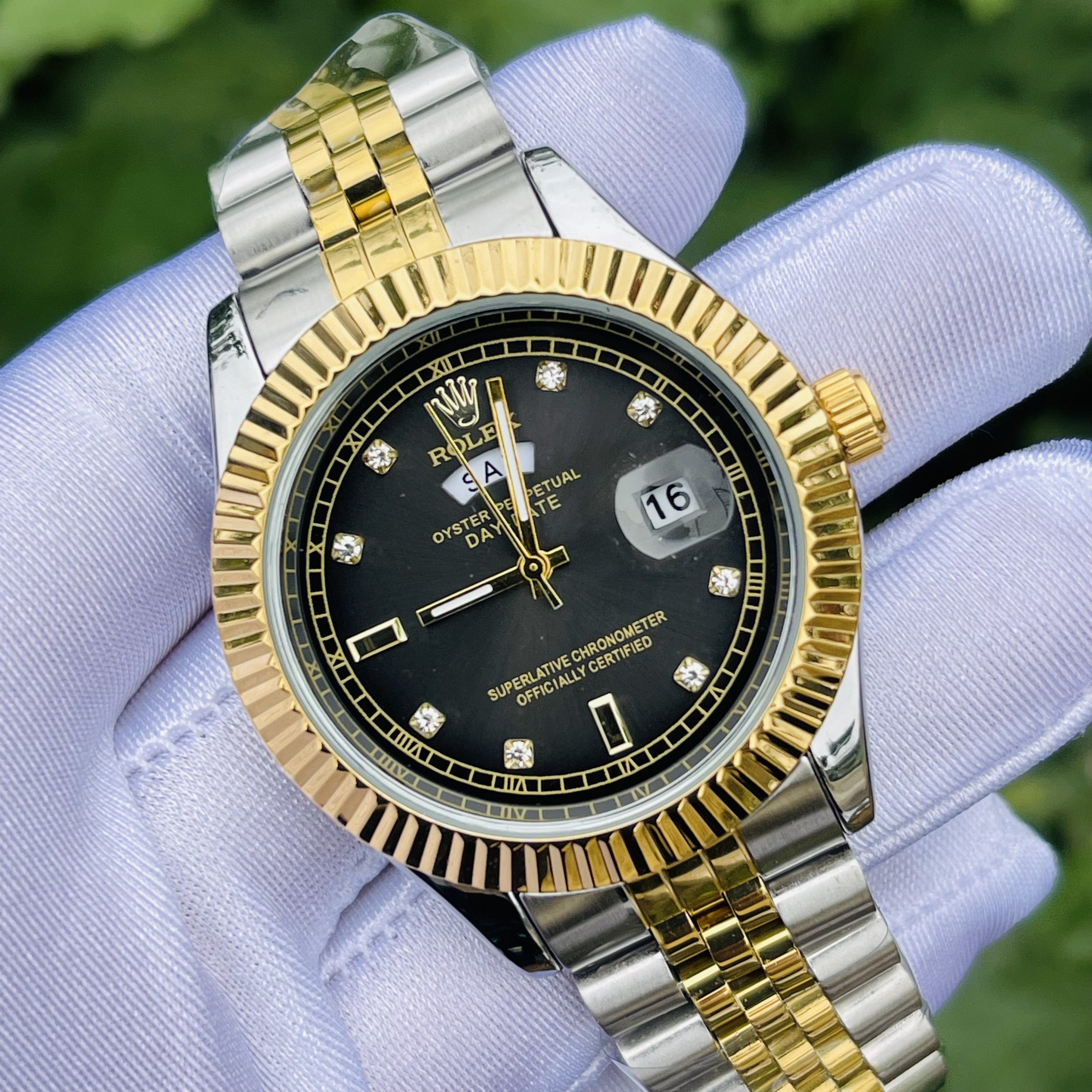 Đồng Hồ Nam Rolex JAPAN WATCH Dây Thép Đúc Mẫu Mới 2025