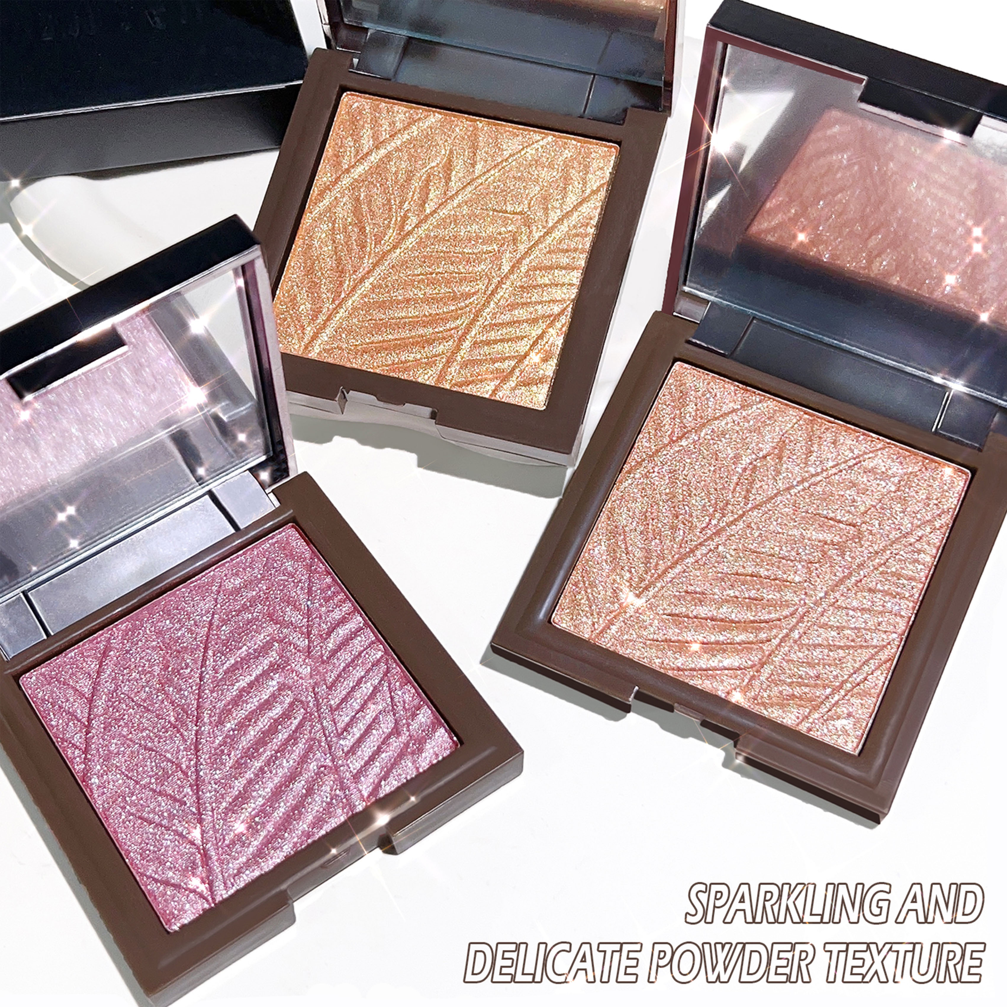 Bảng Phấn Đa Năng Hình Khối Bạc Nhỏ – Phấn Má, Phấn Bắt Sáng, Phấn Mắt Highlighter Mềm Mịn, Kiểm Soát Dầu, Không Bay Phấn, Một Bảng Đa Công Dụng Cho Mọi Lúc