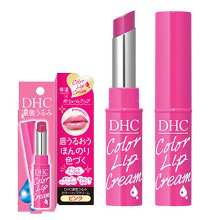 Son dưỡng môi DHC Color Lip Cream màu hồng hàng xách tay của Nhật Bản