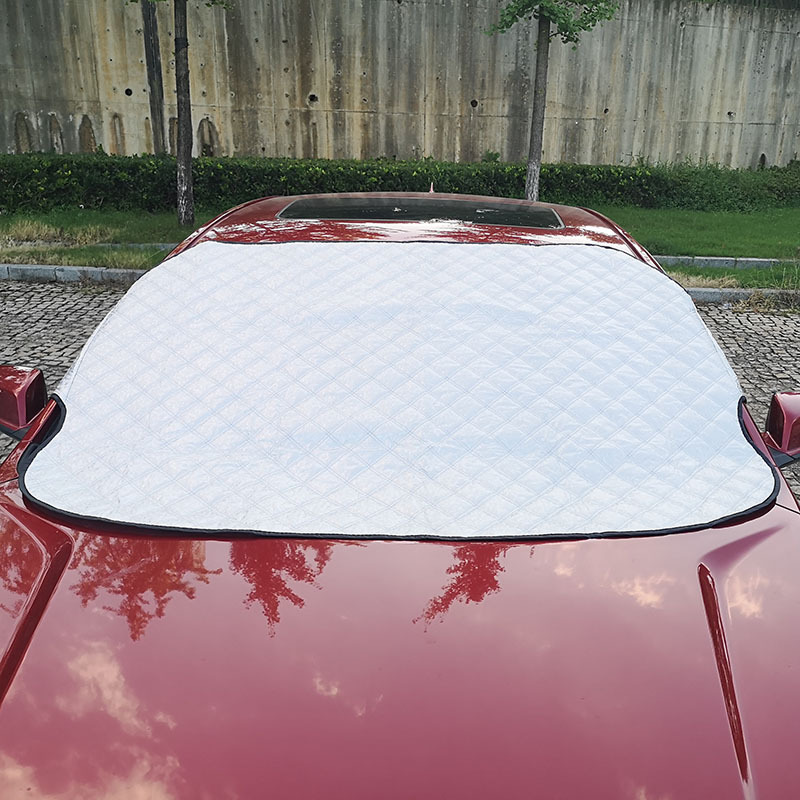 Bạt che nắng kính lái ô tô loại dày 3 lớp tráng nhôm cách nhiệt chống nóng tốt, che nắng kính trước ô tô, che nắng kính chắn gió ô tô