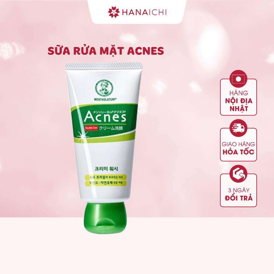 Sữa rửa mặt acnes ngăn ngừa mụn 130gr nội địa nhật