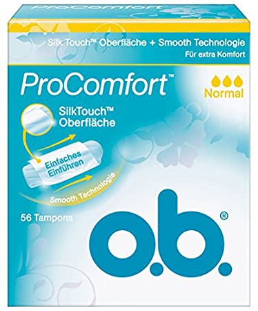 Tampon ob procomfort normal 56 cái 1 hộp size 3 giọt - băng vệ sinh dạng nút nội địa Đức