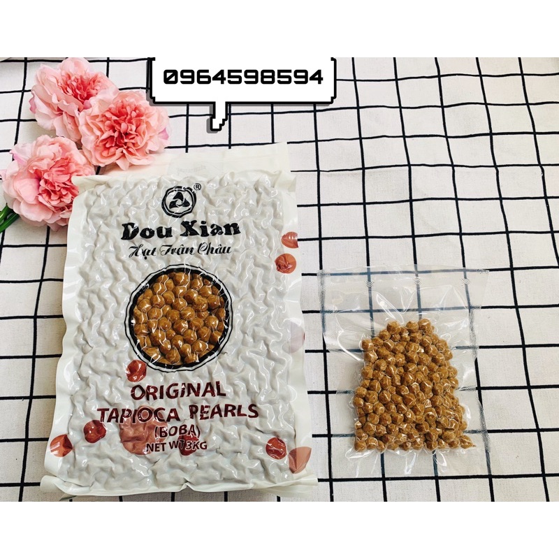 Trân châu đường đen tách lẻ 100gr