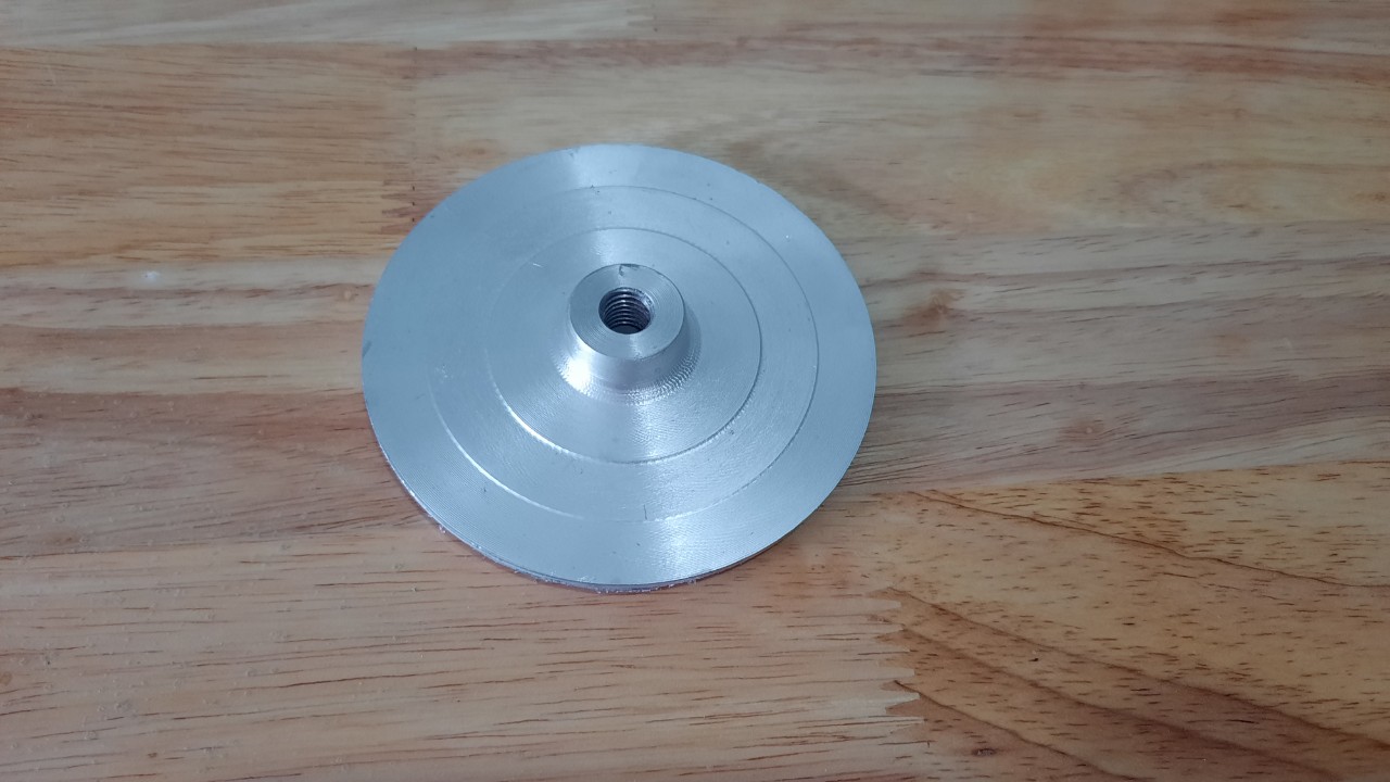 Đế nhôm dán giấy nhám 10cm các loại.