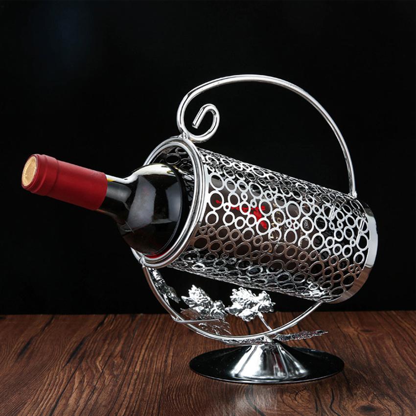 Giá rươu vang - Giá để rươu - Giá đỡ rươu vang bằng kim loại chống rỉ thiết kế độc đáo, mẫu mã đa dạng trang trí quầy bar, tủ rươu, bàn ăn-DecorShop