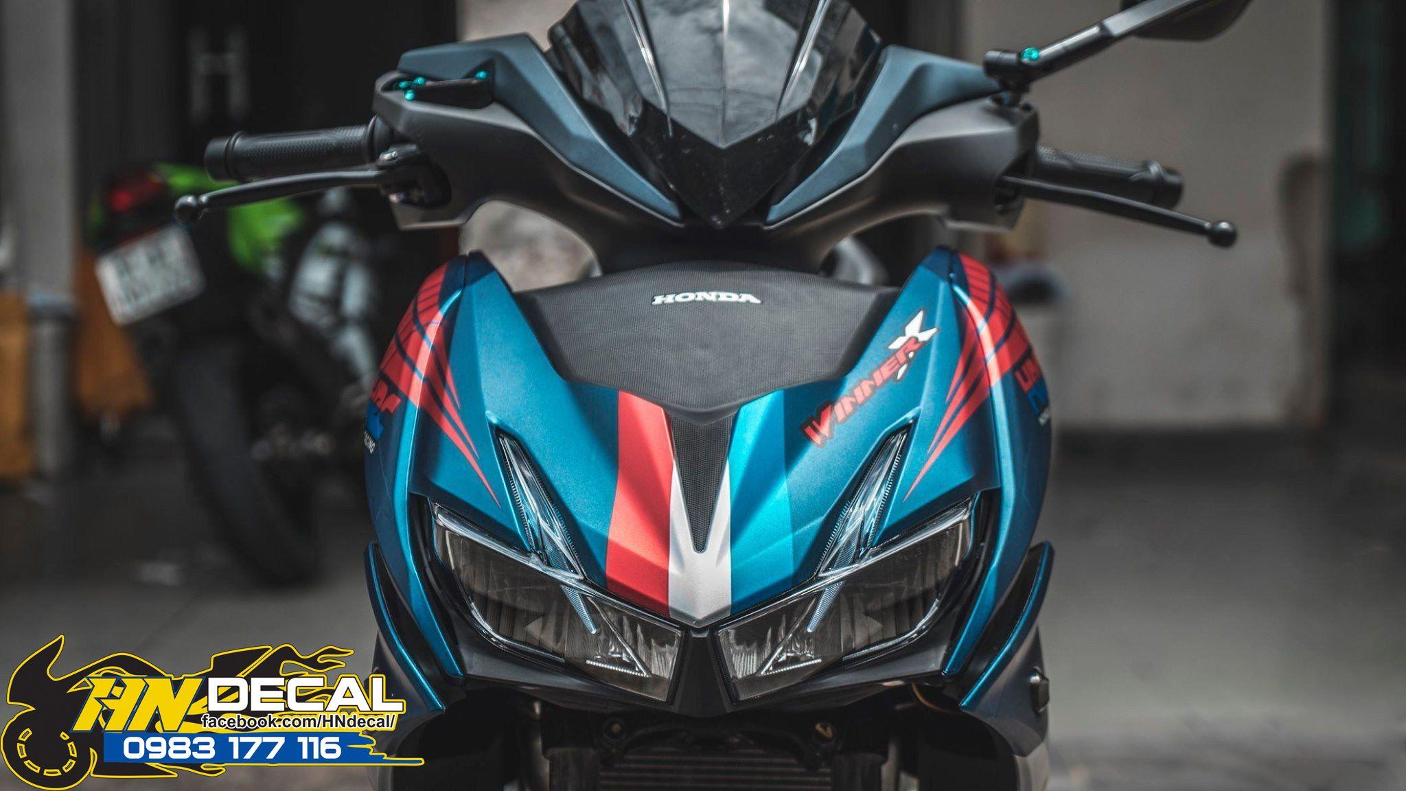 Tem trùm winner x xanh bạc đỏ hrc