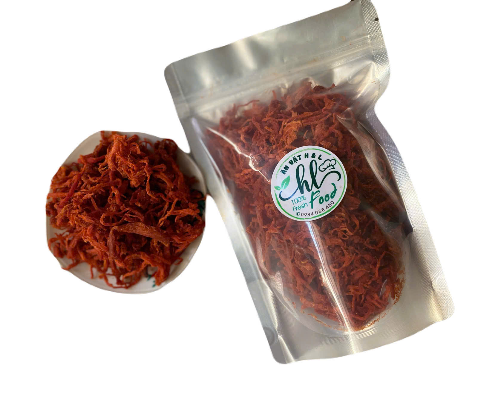 H&L Khô bò đỏ xé sợi thơm dai - đậm vị gói 200gr