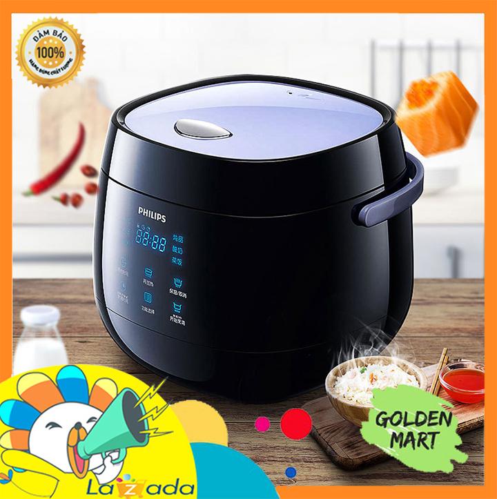 Nồi cơm điện tử Philips HD3060 - Thiết kế cao cấp - Hiểu dáng song trọng - Khả năng nấu cơm ấn tượng - Bảo hành 12 tháng